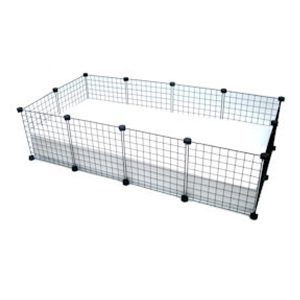 2X4 C&C Cage Black Grids with White Tray